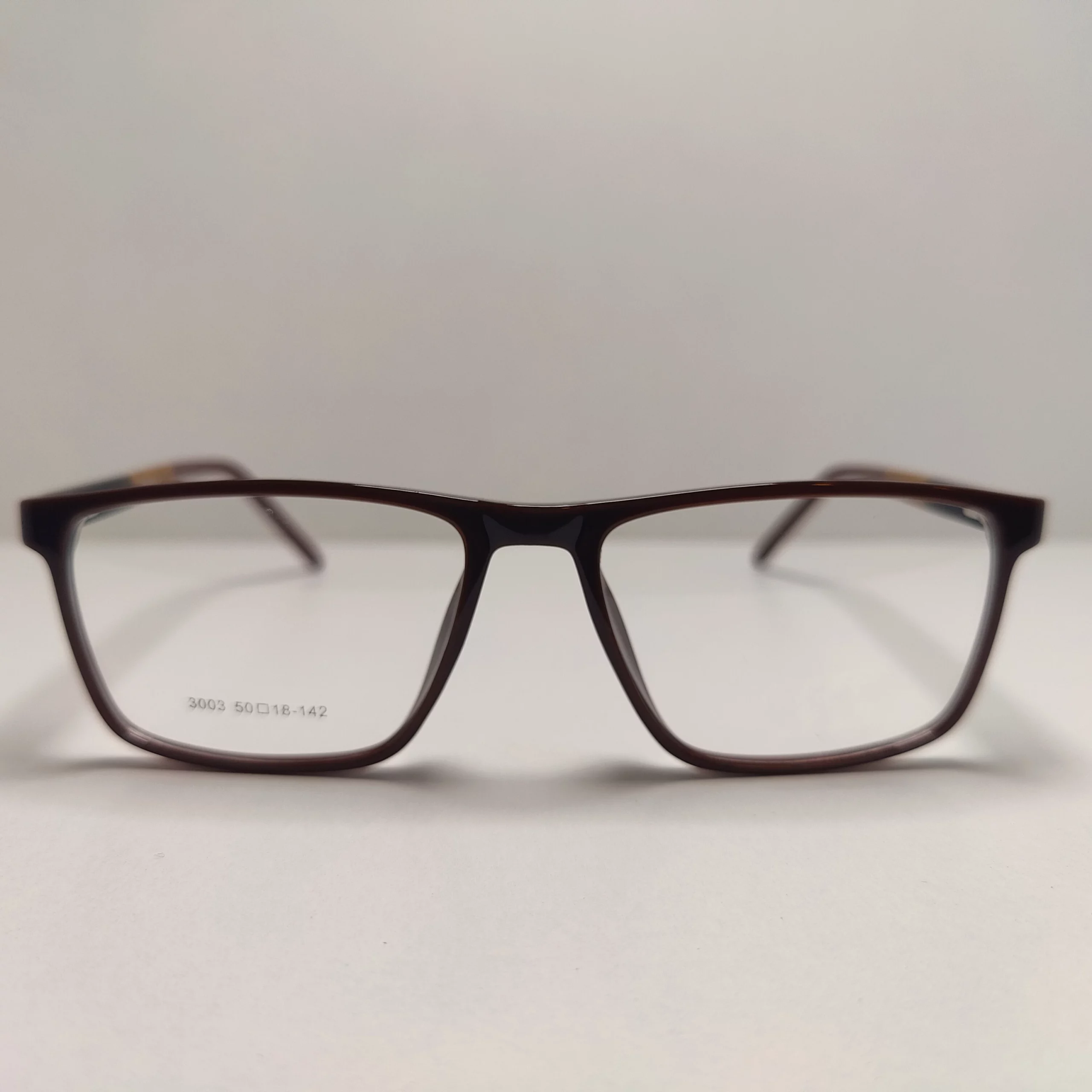 Brown Full-Rim Eyeglasses