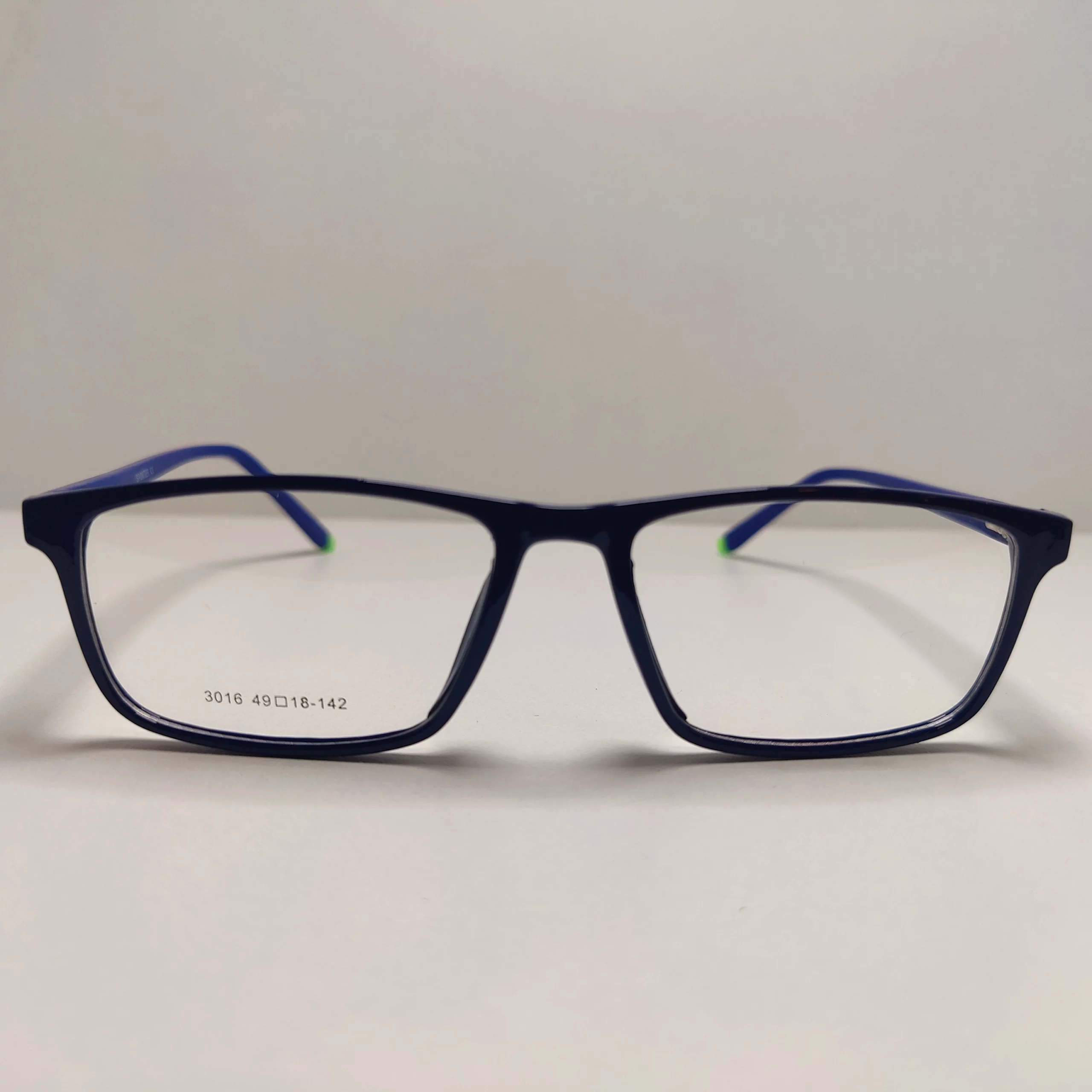 Blue Rectangle Eyeglasses