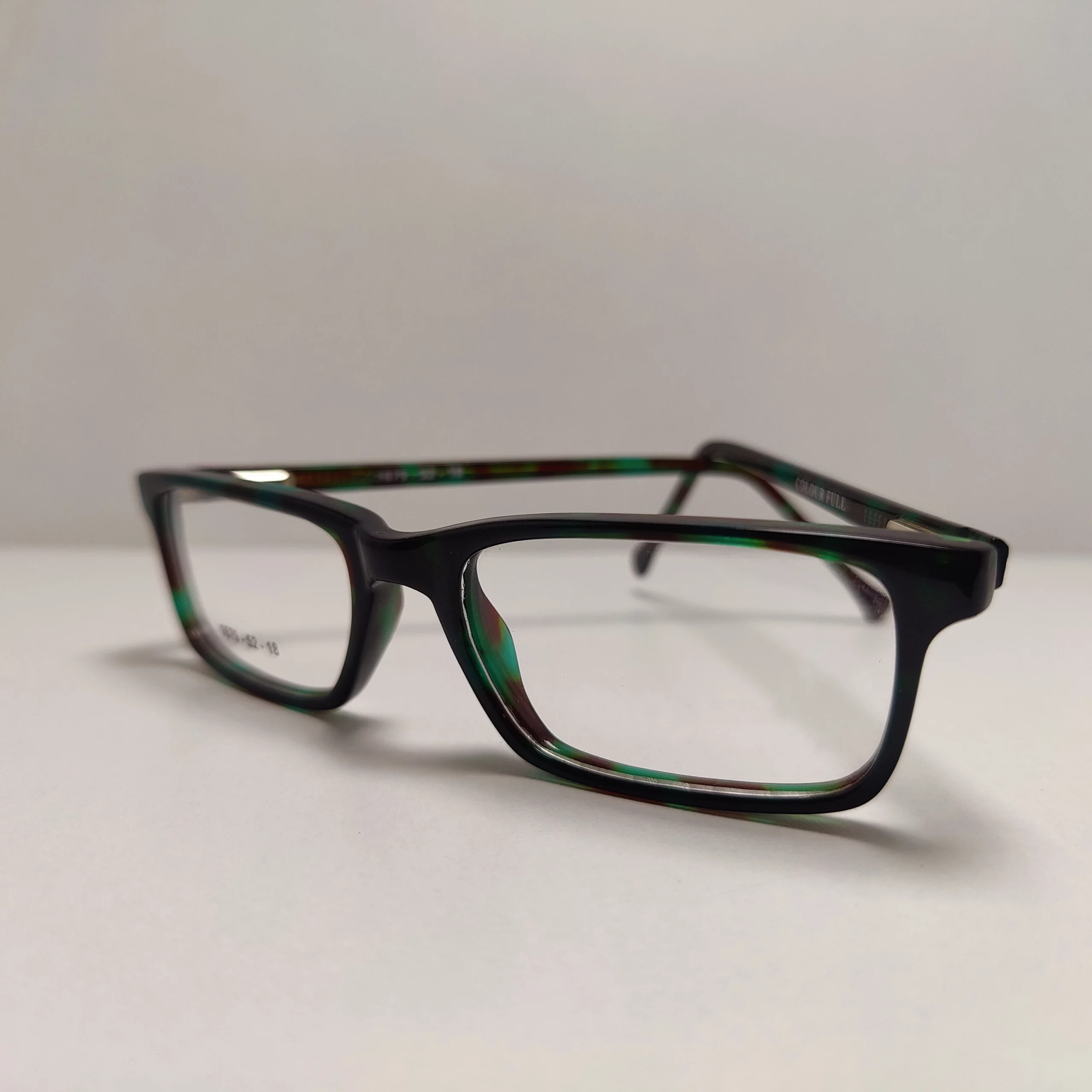 Black & Jewel Green Eyeglasses