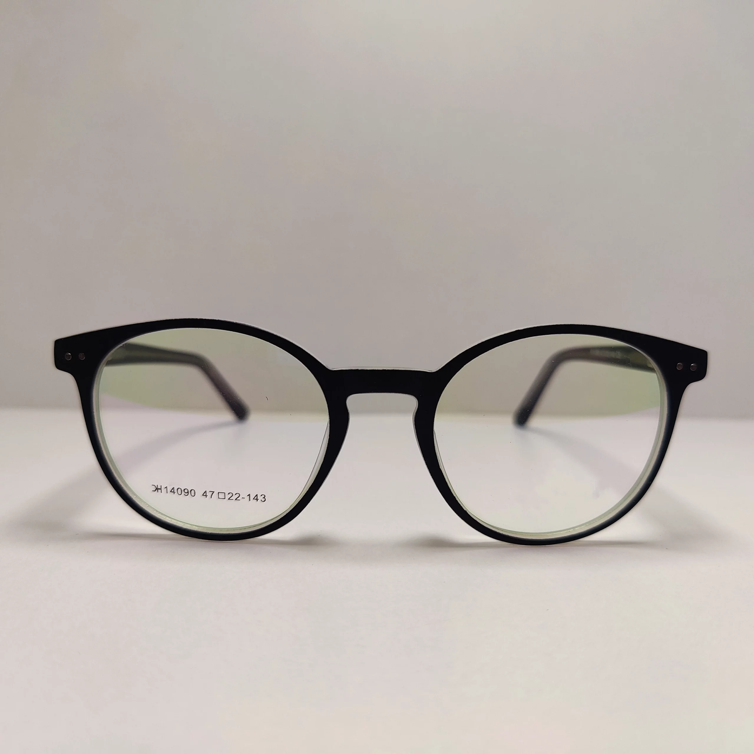 Round Smoke Grey Eyeglasses